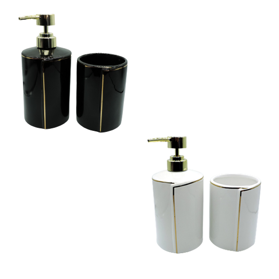 KIT DE BANHEIRO DE PORCELANA 2PCS KITS DE BANHEIRO