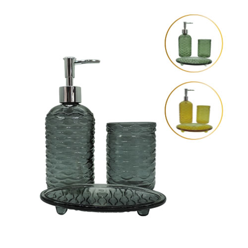 JOGO DE BANHEIRO C/3 PCS KITS DE BANHEIRO