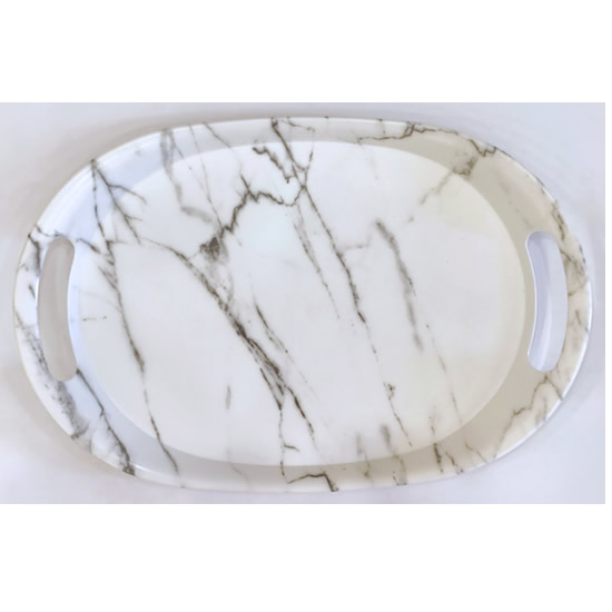 BANDEJA OVAL EM MELANINA 38,5X27CM COZINHA & UD