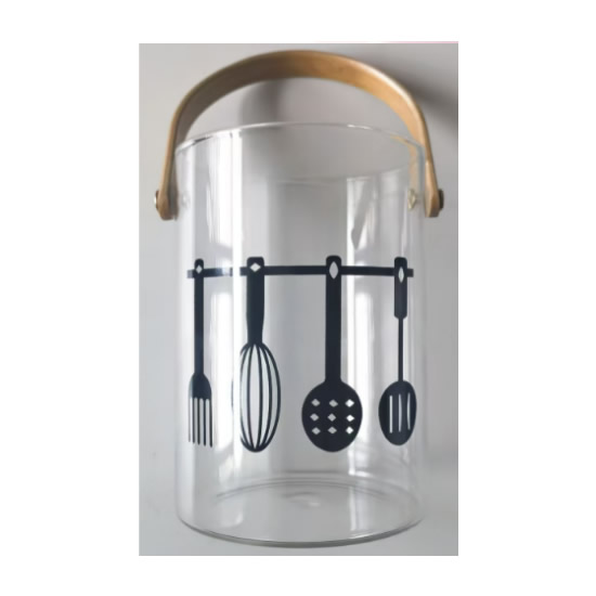 PORTA UTENSILIOS DE VIDRO COZINHA & UD