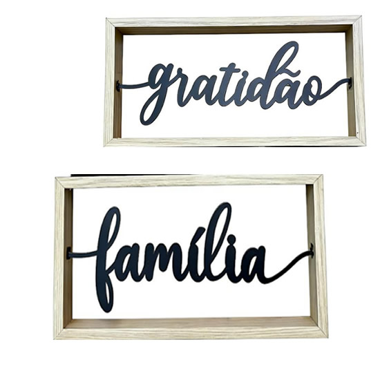 ENFEITE DECORATIVO 25X13X03CM ENFEITE DECORATIVO