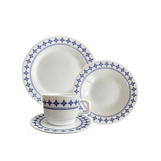 APARELHO DE JANTAR OPALINA 16PCS COZINHA & UD