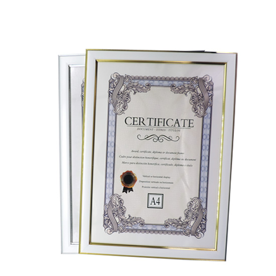 P.CERTIFICADO PLAST. A4 PORTA RETRATOS